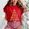 thumbnail image 2 of Gingerbread Christmas Tree T-Shirt | Cute Cookie Holiday Graphic Tee, 2 of 7