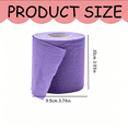 thumbnail image 3 of Purple Toilet Paper Funny Novelty Toilet Paper Sustainable And Soft For Home Camping Trave, Printed Toilet Paper, 3 of 4