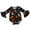A-6207Black, variant on MEZZALL Boys Girls Long Sleeve Halloween Cartoon Prints Romper Bodysuit One-Pieces O-Neck Onesie Clothes Toddler Daily Wear Trendy / 9-12 Months