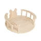 thumbnail image 3 of Jaula de madera con forma de conejito para cobayas, erizos y cachorros redondo, 3 of 9