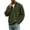 Army Green, variant on Half Zip Sweaters for Men Stand Collar Ribbed Knit Pullover With Kangaroo Pocket Casual Long Sleeve Sweatshirt