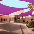 thumbnail image 5 of Yescom 23x22FT Rectangle Sun Shade Sail Canopy 97% UV Block Commercial Carpark Pool Camping Playground Outdoor Fuchsia, 5 of 10