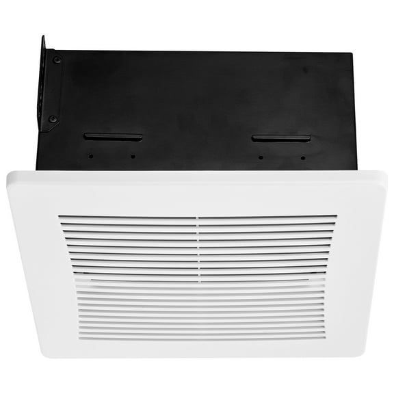 KFFKFF Bathroom Exhaust Fan, 50-80-110 CFM Ventilation System, Quiet Operation, High-Quality Motor Ceiling Fan, Standard 4-inch Duct Connection for Laundry, Storage, and Home Use, White