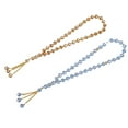 thumbnail image 2 of Rosario musulmán, Mini Lindo Cahrming Blue Champagne Color Beads Beads Beads Duradero Ligero para La Decoración Diaria para el Regalo, 2 of 7