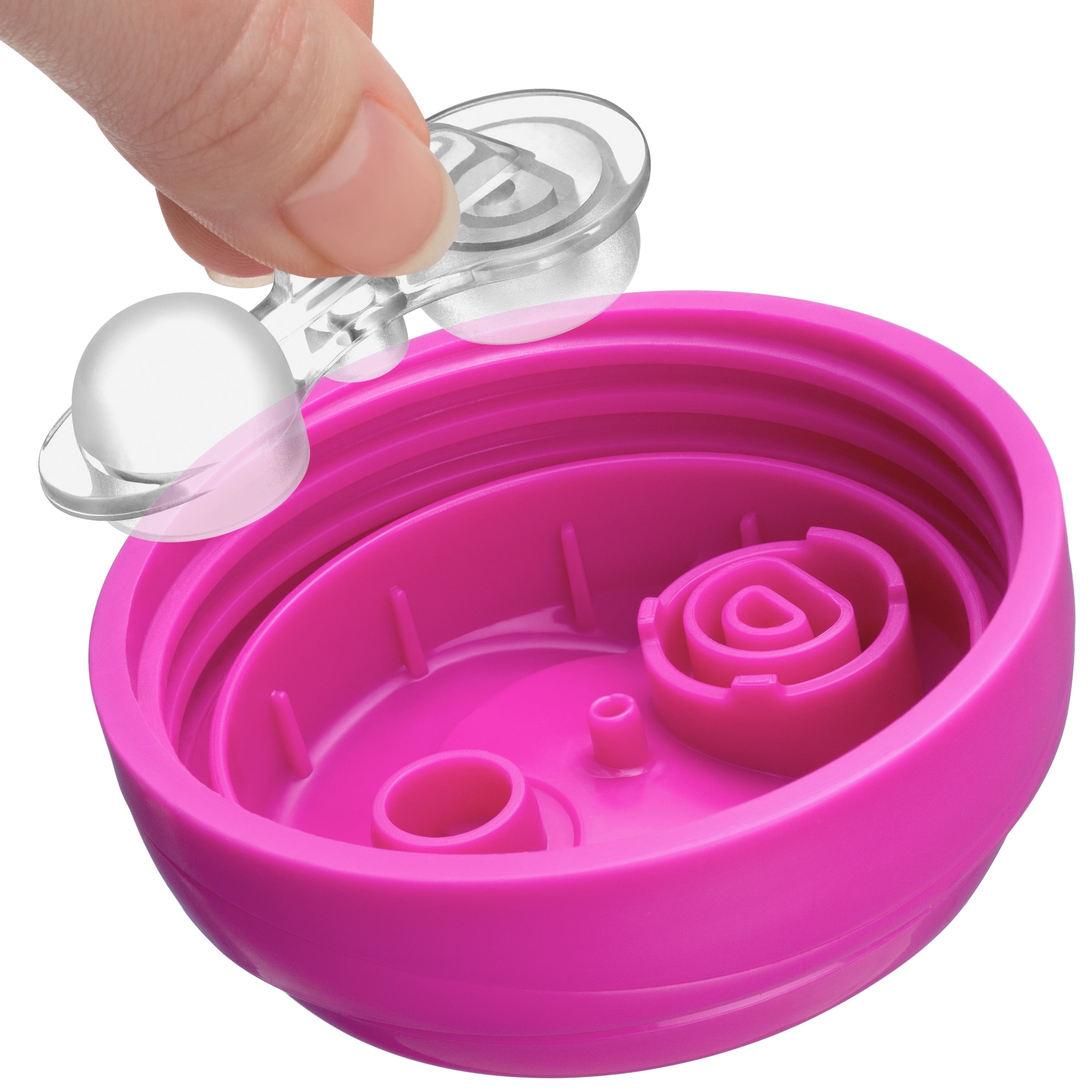 Chicco Glow In The Dark Sippy Cup 12m+ - Pink 9oz : Target