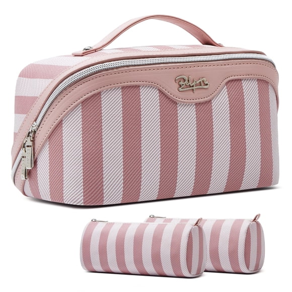 Set de maquillaje BOYATU Travel de 3 unidades para mujer, impermeable