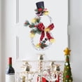 thumbnail image 7 of Guozer Clearance Snowman Shape Garland 1PCS Christmas Wreath with Light Classroom Wreath for Door Weatherproof Outdoor Wreaths, 7 of 7