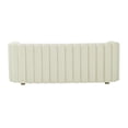 thumbnail image 4 of Callie Cream Velvet Sofa, 4 of 4