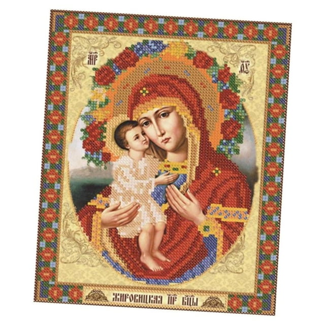 Madonna Diamond Bordado Pintura Rhinestone Punto De Cruz Decoración Del Hogar Regalo Perfecto Ornamento Baoblaze Bordado de diamantes de Madonna