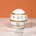 thumbnail image 3 of Resin Easter Egg Scented Candle Holder for Table Decor Mantel Decorations Living Room Kitchen Farmhouse Spring Centerpiece, 3 of 3