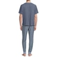 thumbnail image 3 of ANDE Men's Short Sleeve Top & Jogger Sleepwear Sets, Sizes S-2XL, Mens Pajamas, 3 of 6