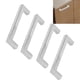thumbnail image 5 of Juego de 4 tiradores para cajones de armario tiradores de acero inoxidable 201 para puertas de muebles cajones de escritorio color plateado ANGGREK  Otros, 5 of 8