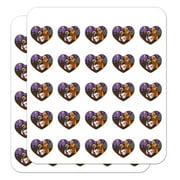 GRAPHICS AND MORE Nativity Scene Baby Jesus Mary Joseph Christmas Christian Bible Heart Shaped Planner Calendar Scrapbook Craft Stickers