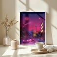 thumbnail image 4 of Neon City Framed Art Modern Wall Decor, 4 of 15
