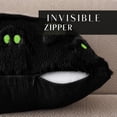 thumbnail image 2 of Halloween Pillow Covers 12x20 inch Ghost Decor Black Halloween Lumbar Pillow Covers Decorative for Halloween Home Decor for Sofa 095F12, 2 of 6