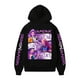 thumbnail image 3 of Pop cazadora para niña Demo-n Hunters Unisex Fashion Hooded Sweatshirt Streetwear Soft Comfortable Long Sleeve Hoodie for Daily Wear Spring Fall Winter （Black）, 3 of 3