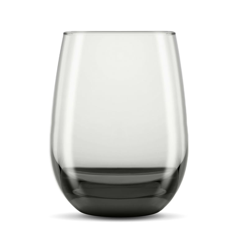 Libbey Stemless Wine Glasses, Set Of 12