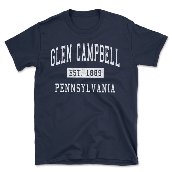 Glen Campbell Pennsylvania Classic Established Men's Cotton T-Shirt