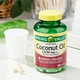 thumbnail image 4 of Spring Valley Extra Virgin Coconut Oil, 1,000 MG, Softgels, 100 Count, 4 of 9