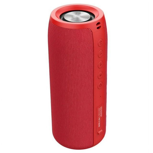 S51 Haut-Parleur Sans Fil Extérieur IPX5 Étanche Double Appairage Stéréo Portable pour Fête à la Maison Rouge