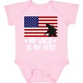 thumbnail image 3 of Inktastic Military Uncle is My Hero Us Flag Boys or Girls Baby Bodysuit, 3 of 5