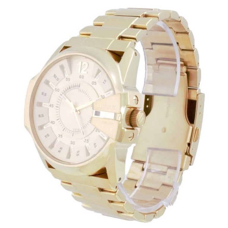 Diesel DZ1952 Master Chief Gold Tone Stainless Steel Quartz 100M