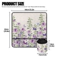 thumbnail image 5 of HELLHERO Purple Floral Removable Storage Bag Sewing Machine Pad Durable Waterproof to Keep Tidy for Most Sewing Machines, 5 of 5