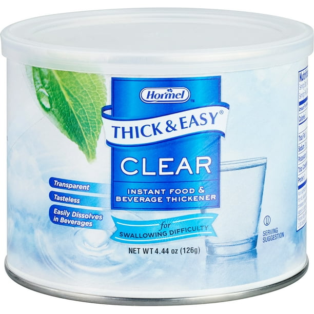 Hormel Health Lab THICK & EASY Clear Thickener Powder, 4.4 oz (Pack of