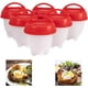 thumbnail image 5 of Cocedor de huevos de silicona, máquina para hacer huevos duros, 6 piezas de cazadores furtivos de huevos de silicona, cocedor de huevos cocidos sin cáscara, huevo antiadherente sin BPA, 5 of 5