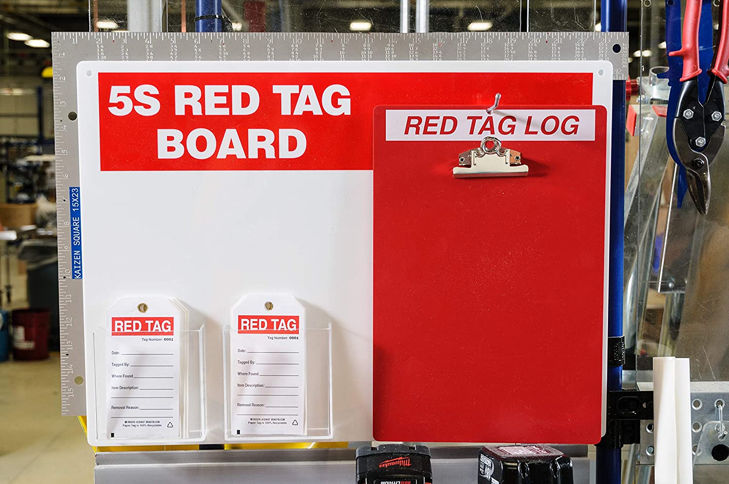 Brady Red Tag Clipboard 122050