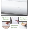 thumbnail image 4 of Xiao Hua Orange self-adhesive wallpaper 196.85 * 11.81 inches 1 roll - waterproof and oil resistant vinyl, ideal for upgrading kitchen countertop drawer lining DIY furniture, 4 of 4
