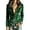 Army Green, variant on Ecqkame Women's Velvet Jackets Long Sleeve Zip up Lapel Collar Flap Pockets Coats Casual Slim Fit Street Trendy Outerwear Brown XXL