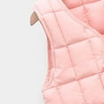 thumbnail image 4 of YWDJ 2022 Toddler Clothes 2-8 Years Autumn And Winter Baby Boys Girls Baby Button Cardigan Vest Down Cotton Vest Inside And Outside Wear Pink 4-5 Years, 4 of 5