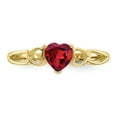 thumbnail image 4 of 10K Yellow Gold Ring Band Only Birthstone Mounting, Size 7, 4 of 5
