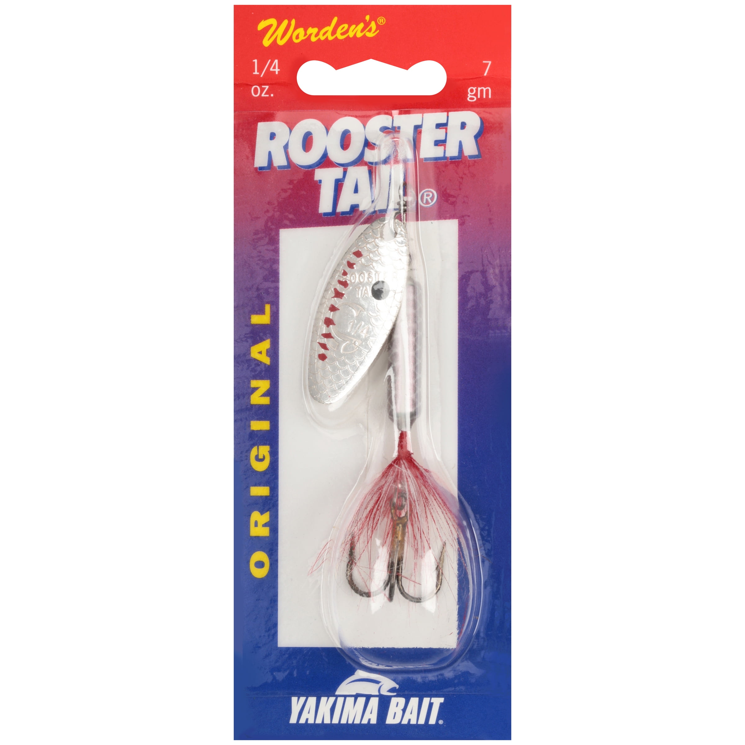 Wordens 1/4 oz Pink Original Rooster Tail Fishing Lure Crainkbait 