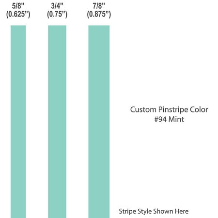 7 8 Inch Wide Pinstripes Mint Car Truck Auto Vehicle Door