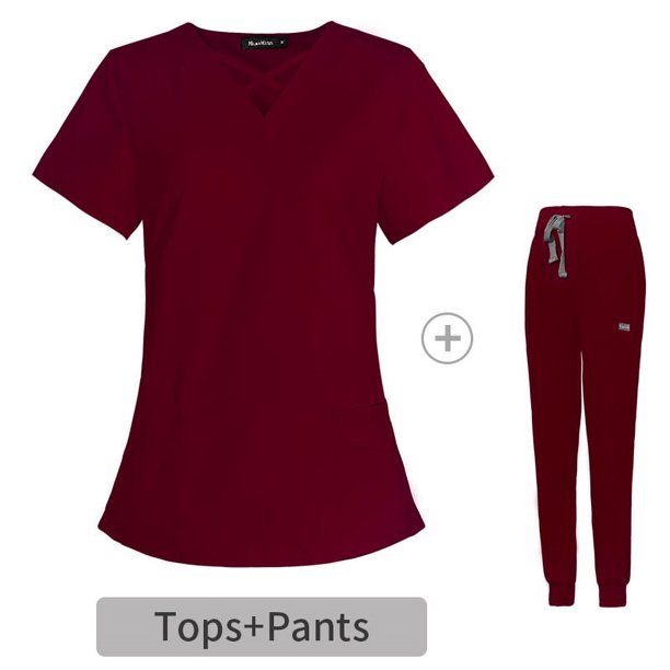 Ropa de lavado para médicos, ropa de enfermera elástica de alta gama, cepillo para salón de belleza, ropa de mano, herramientas con logotipo bordado