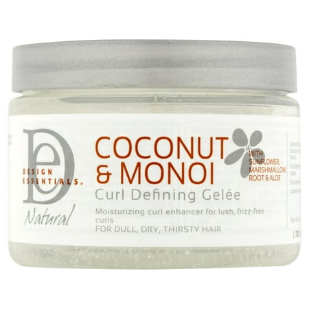 Design Essentials Natural Coconut & Monoi Curl Defining Gelée, 12 (Best Curl Defining Products For Natural Hair)