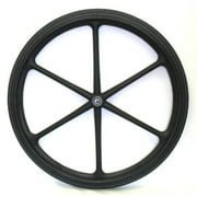 New Solutions RW222P 24 x 1 inch X-Core 6 Spoke Wheelchair Rear Wheels & 0. 44 inch Bearings