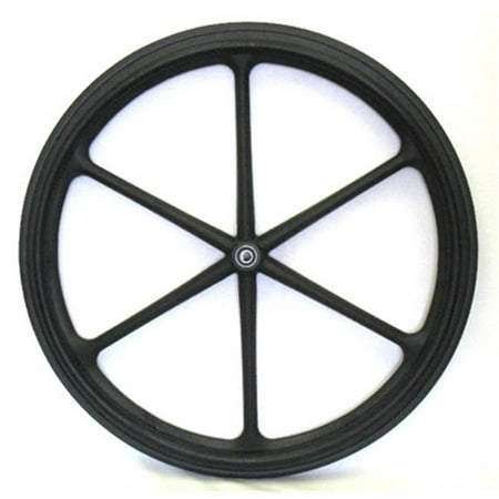 New Solutions RW222P 24 x 1 inch X-Core 6 Spoke Wheelchair Rear Wheels & 0. 44 inch Bearings