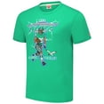 thumbnail image 2 of Unisex Homage Saquon Barkley Heathered Kelly Green Philadelphia Eagles NFL Blitz Player Tri-Blend T-Shirt, 2 of 3