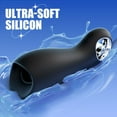 thumbnail image 4 of Men's Automatic Elastic Silicone Masturbation Cup, Penis Vibrator, with 10 vibration modes and 5 licking modes, 360° wrap-around male stimulator, black, 4 of 8