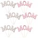 thumbnail image 3 of 6 juegos de adornos para cupcakes del Día de la Madre, decoración para tartas de mamá, suministros para fiestas del Día de la Madre, 3 of 8