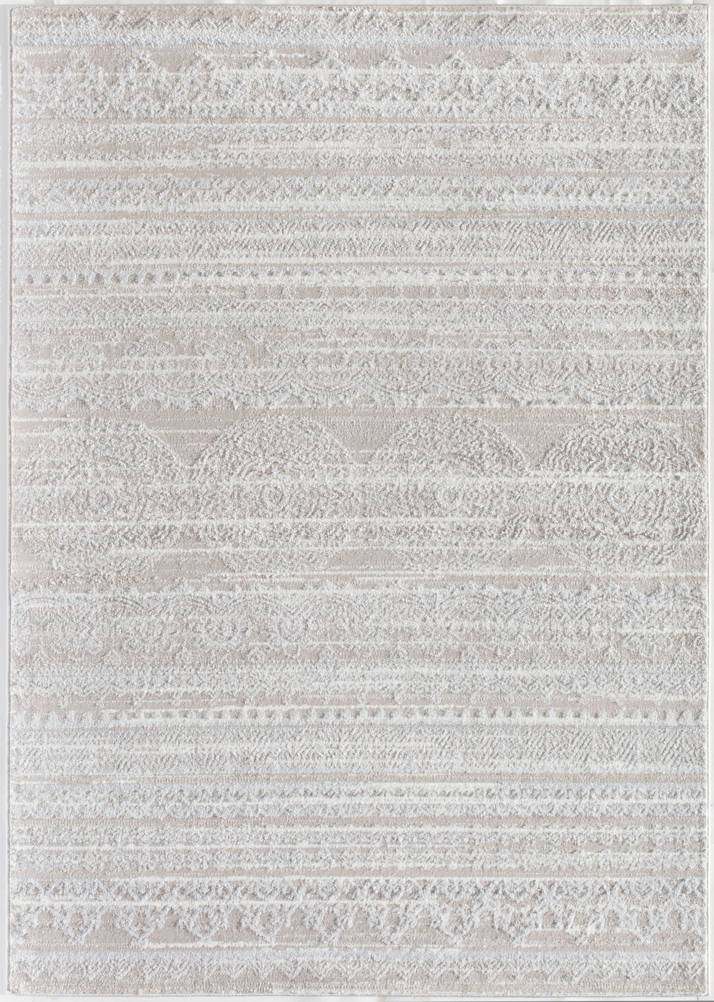 Rugs America LennoxLX10B Misty Cream Oriental Transitional Cream Area Rug, 9'x12'
