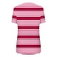 thumbnail image 3 of Mujeres Tops Casual V-Cuello Impreso Oversized Mangas Cortas Camiseta Top, Poliéster Verano Primavera, 3 of 5