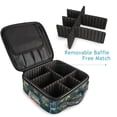thumbnail image 4 of FORMRS Travel Makeup Bag Large Capacity Train Case Cosmetic Organizer with Adjustable Dividers, Sunshine Goldfish, 4 of 8