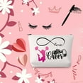 thumbnail image 6 of Cheer Makeup Bag Girls Cheerleading Gift Follow Your Dreams Cheerleading Cosmetic Bag Cheer Team Gift Cheer Mom Gift Cheerleader Coaches Thank You Gift, 6 of 7