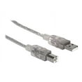 thumbnail image 3 of Manhattan Hi-Speed USB 2.0 A Male to B Male Device Cable 16' Translucent Silver, 3 of 4