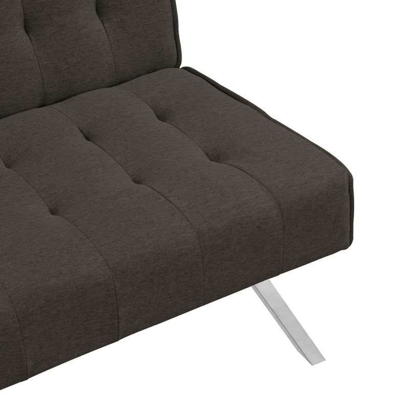 Accent Sofa Bed Upholstered Linen Fabric Convertible Sofa Couch