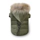 thumbnail image 1 of Chaqueta de plumón para perro Yashi XL verde Algodón Otoño/Invierno Ropa de camuflaje cálida de alta calidad para perros, 1 of 1